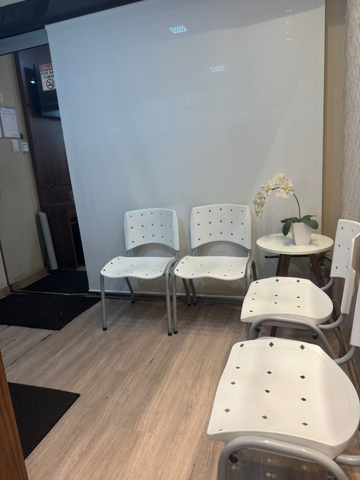 Recepção do espaço de atendimento